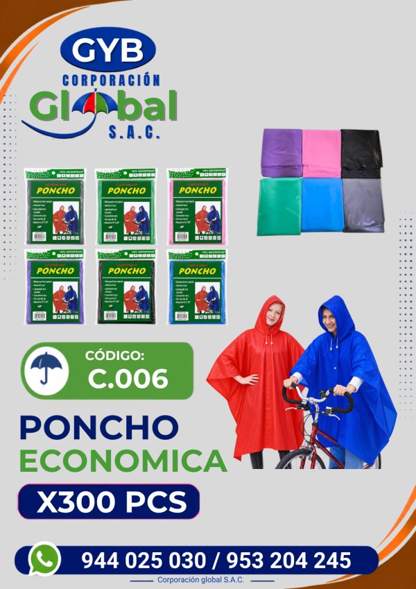 poncho económico C.006