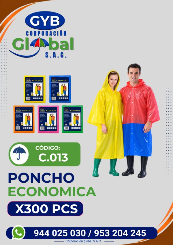 poncho económico  C.013