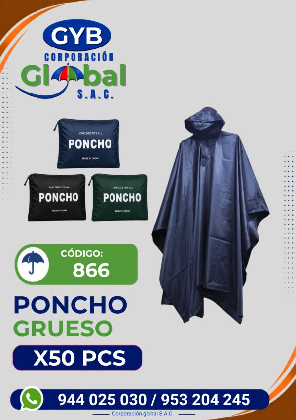 poncho pesado H-866